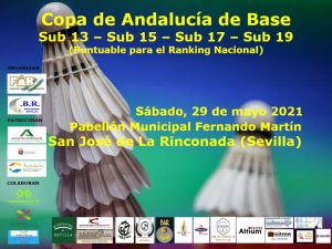 Copa Andalucía de Base Sub-13, Sub-15, Sub-17 y Sub-19 - 3º Jornada - NUEVA FECHA