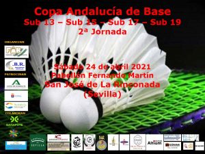 Copa Andalucía de Base Sub-13, Sub-15, Sub-17 y Sub-19 - 2º Jornada
