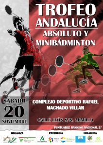 Trofeo Andalucía Absoluto y Minibádminton - 5º Jornada - NUEVA FECHA