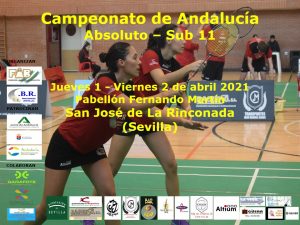 Campeonatos de Andalucía Minibádminton