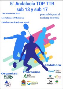5º Andalucía TOP TTR Sub-13 y Sub-17