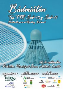 4º Andalucía TOP TTR Sub-13 y Sub-17