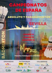 Campeonato de España Absoluto y Parabádminton - NUEVA FECHA