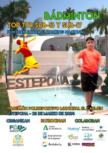 2º Andalucía TOP TTR Sub-13 y Sub-17